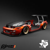 Tamiya 1/24 Nissan 300ZX Wide Body Kit - Texas3DCustoms