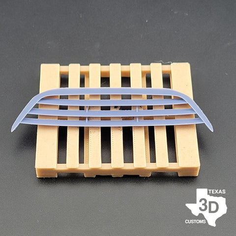 1/24 Revell 07692 71 GTX Rear Window Louvers - Texas3DCustoms