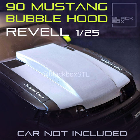 1/24 Revell 1990 Mustang Bubble Hood - Texas3DCustoms