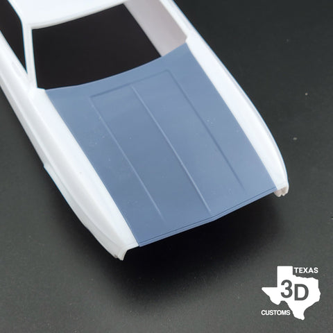 1/25 Revell 71 Mustang Stock Hood - Texas3DCustoms