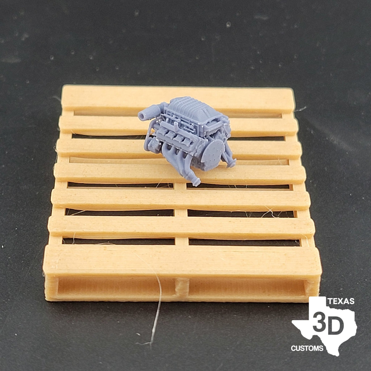 1:64 Hellcat Engine - Texas 3D Customs – Texas3DCustoms