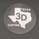 Round 3" Sticker - Texas3DCustoms