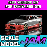 Tamiya R33 GT - R Veilside Body Kit 1:24 - Texas3DCustoms