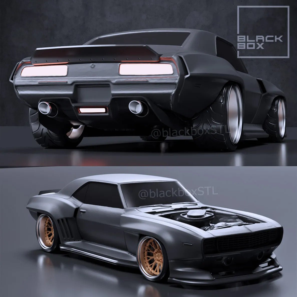 69 Camaro Wide Body Texas3DCustoms