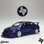 FUJIMI 1/24 MITSUBISHI EVOLUTION IX CUSTOM WIDE BODY KIT - Texas3DCustoms